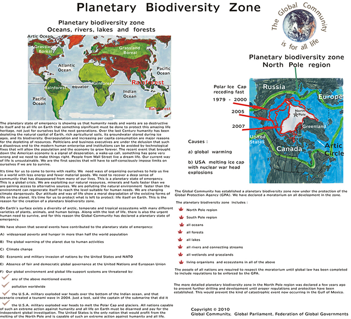 The planetary biodiversity zone