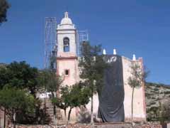 The San Nicolas Church, in Cerro de San Pedro