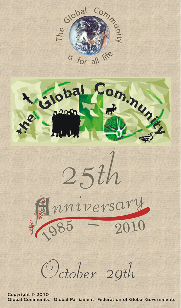 Global Community 25 th Anniversary Celebration (1985 - 2010)