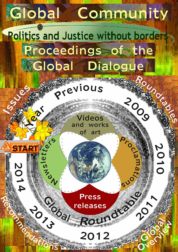Proceedings of the Global Dialogue as evaluated by the Global Community Assessment Centre (GCAC)