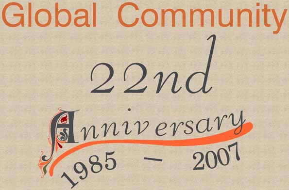 Twenty two years ago the Global Community organization was created. Today the world is seeing the amazing accomplishments of the Global Community. 
