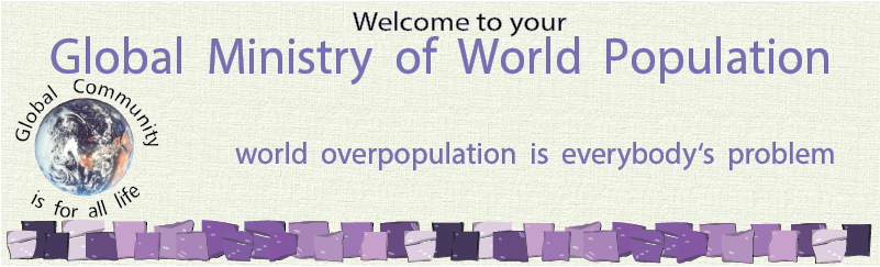 Global Community Ministry of World Population.