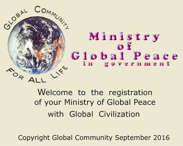 Registration of Global Ministries.