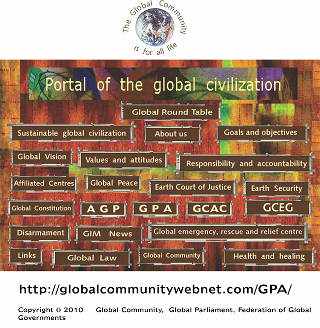 Portal of the Global Civilization aspects and issues ever since 1985.