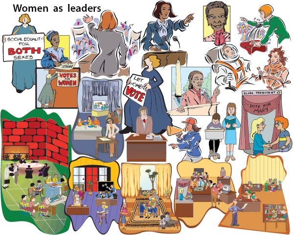 Women as leaders.