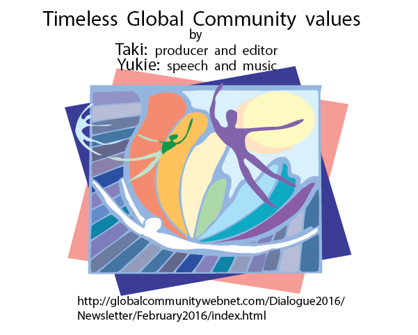 Front page of Timeless Global Community values.